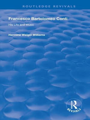 cover image of Francesco Bartolomeo Conti